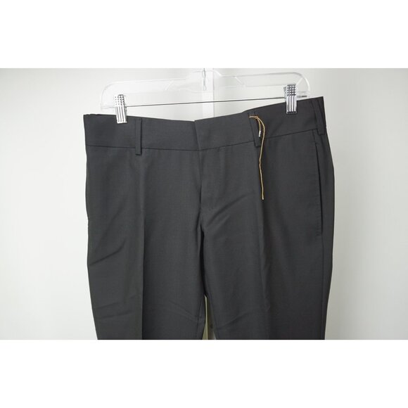 Gucci Solid Black 100% Wool Mens Dress Pants Sz 46 NEW